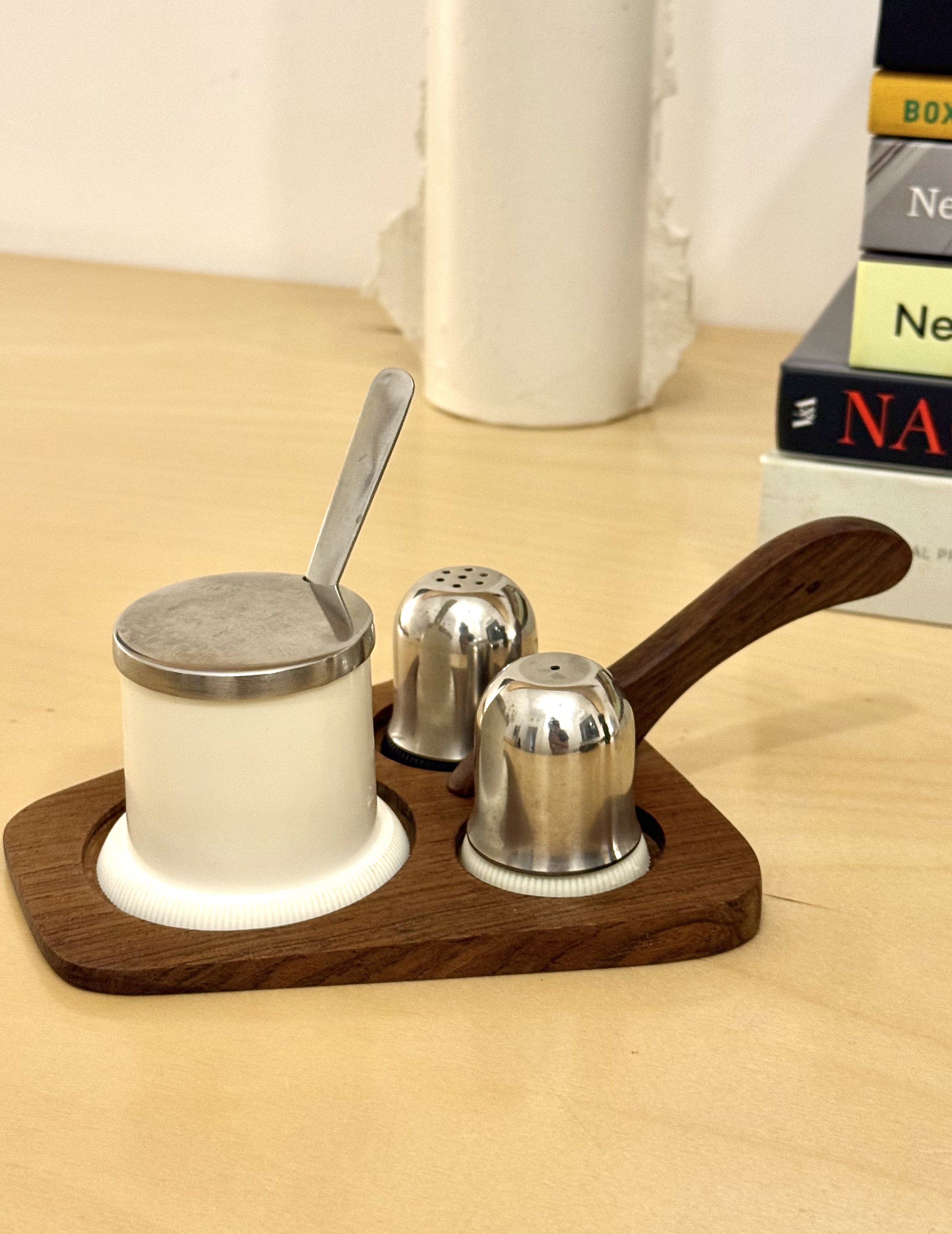Mid century Scandinavian tableware - Rosewood Salt and Pepper Set, 1960s - Attributed to Axel Salomonsen