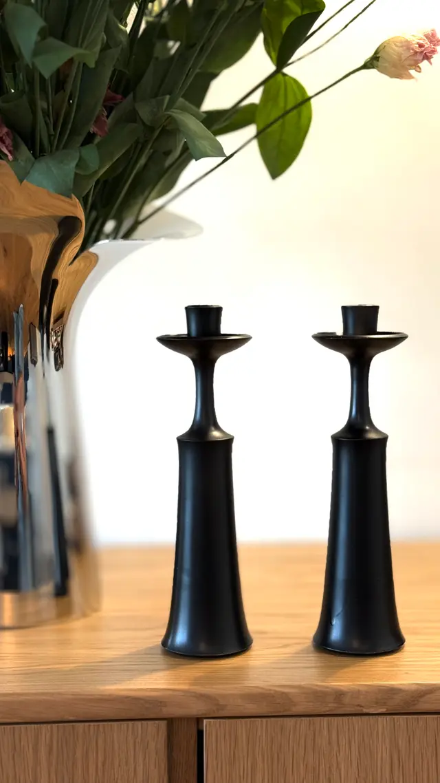 וינטג׳ ורטרו בדנמרק — פמוטים של דנסק. Candle Holder, יד שניה מקופנהגן | דייניש | Field Notes & Finds