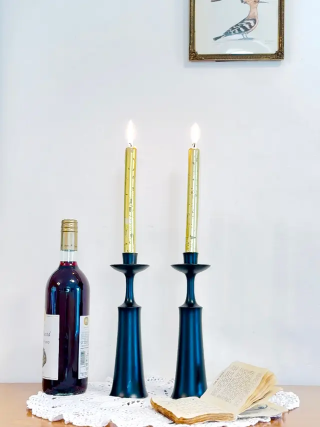 וינטג׳ ורטרו בדנמרק — פמוטים של דנסק. Candle Holder, יד שניה מקופנהגן | דייניש | Field Notes & Finds