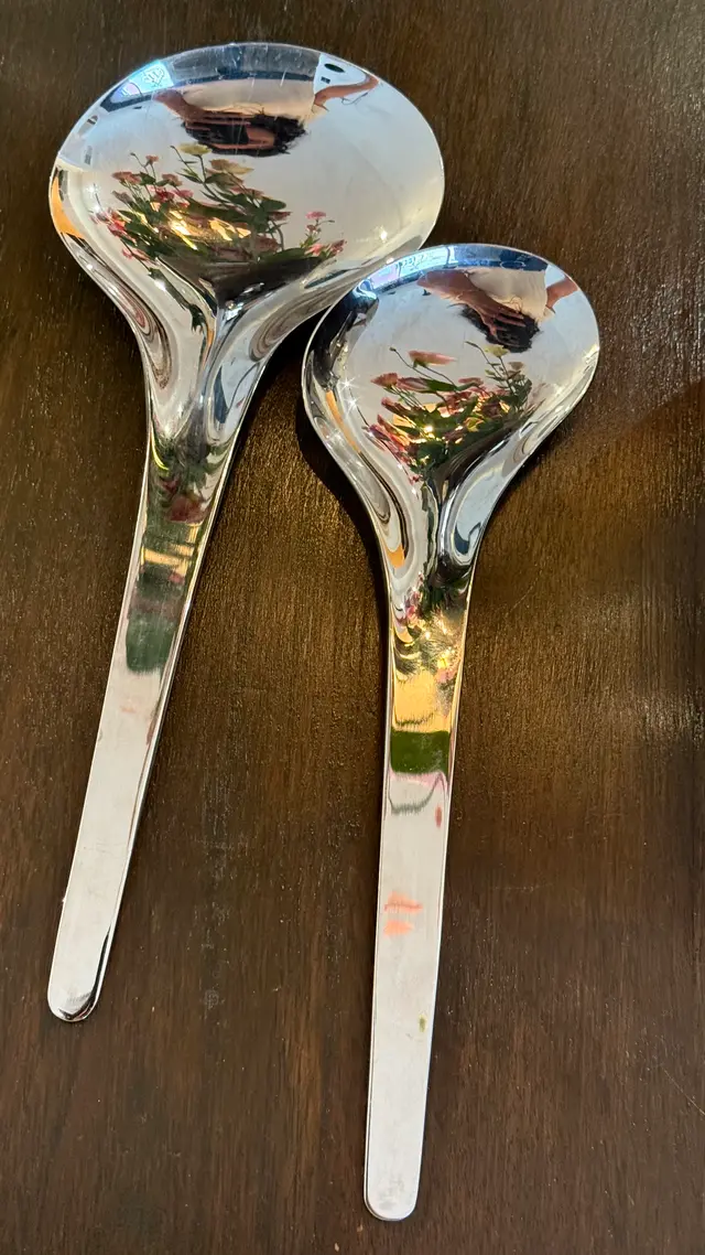 וינטג׳ ורטרו בדנמרק — כפות בלום ג'ורג' ג'נסן. Kitchenware, יד שניה מקופנהגן | דייניש | Field Notes & Finds