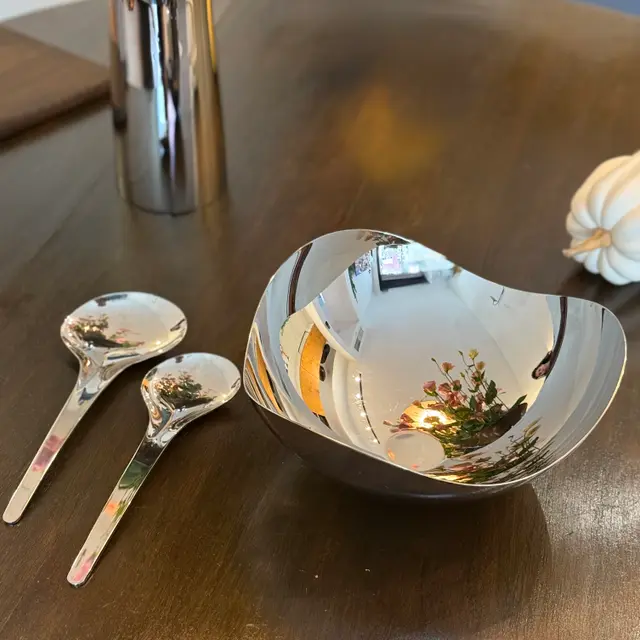 וינטג׳ ורטרו בדנמרק — כפות בלום ג'ורג' ג'נסן. Kitchenware, יד שניה מקופנהגן | דייניש | Field Notes & Finds