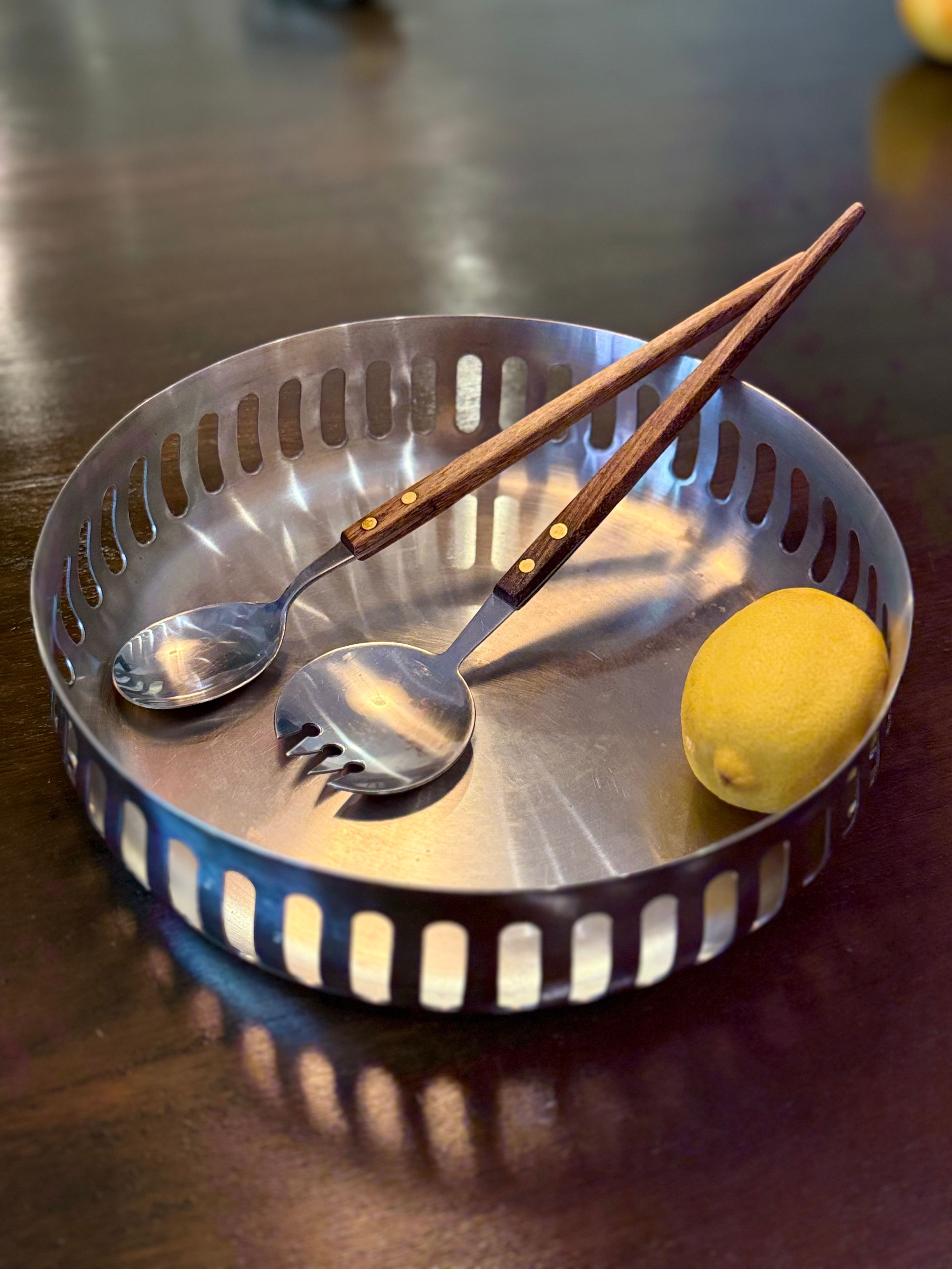 וינטג׳ ורטרו בדנמרק — סט קערת סלט אריק באגר. Kitchenware, יד שניה מקופנהגן | דייניש | Field Notes & Finds