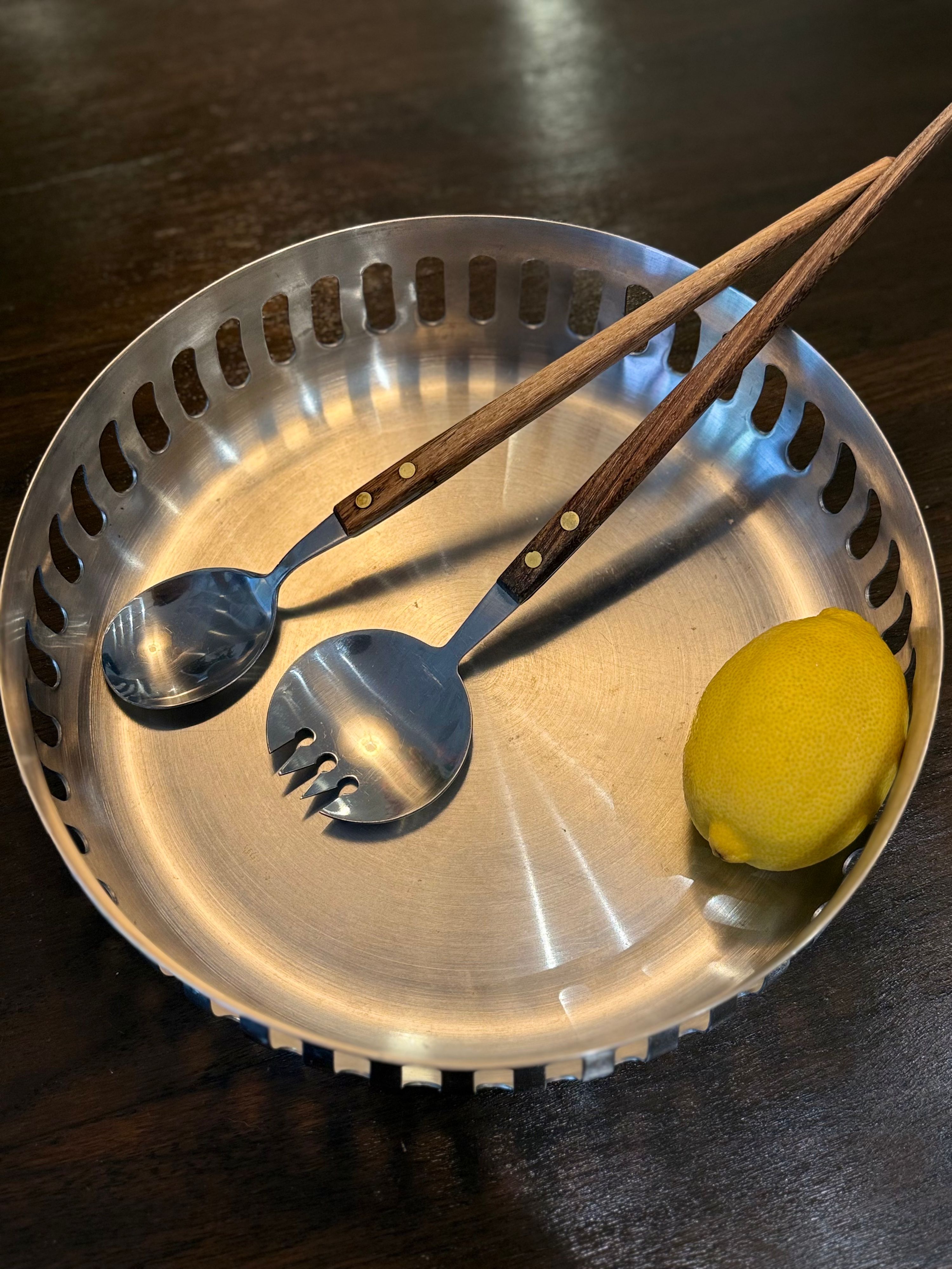 וינטג׳ ורטרו בדנמרק — סט קערת סלט אריק באגר. Kitchenware, יד שניה מקופנהגן | דייניש | Field Notes & Finds