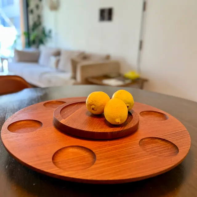 וינטג׳ ורטרו בדנמרק — לייזי סוזן מעץ טיק דני. Kitchenware, יד שניה מקופנהגן | דייניש | Field Notes & Finds