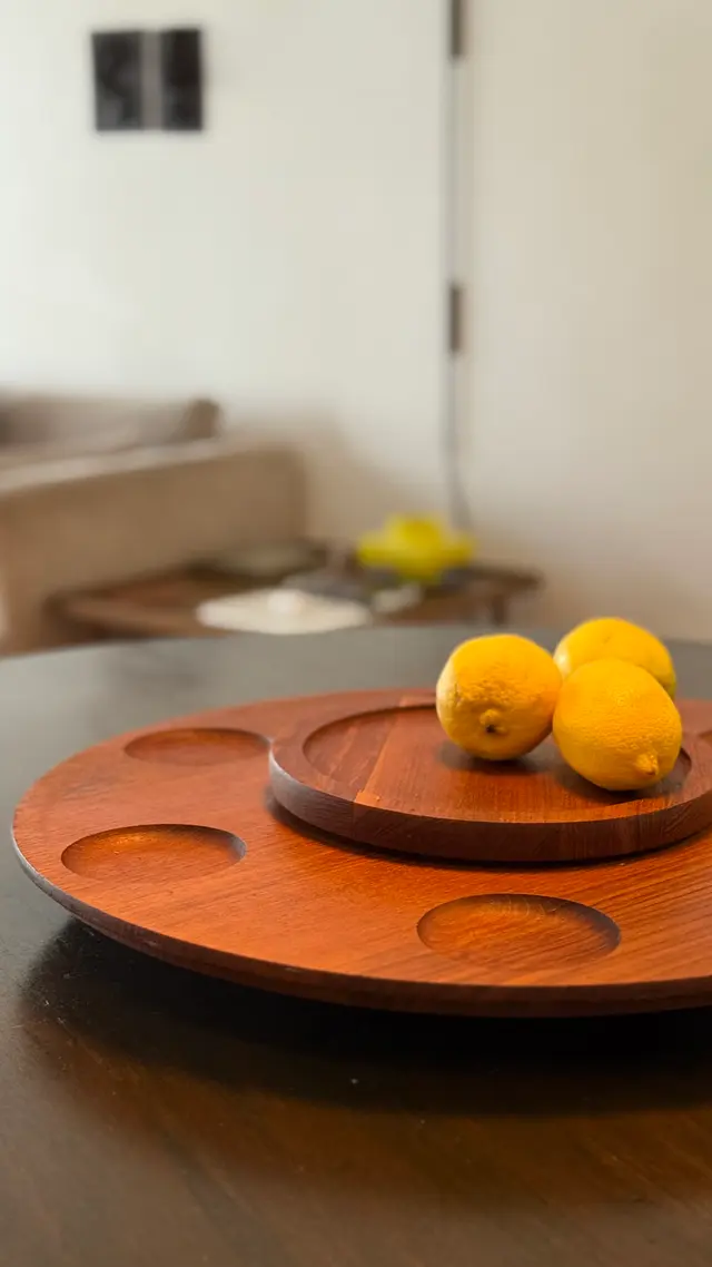וינטג׳ ורטרו בדנמרק — לייזי סוזן מעץ טיק דני. Kitchenware, יד שניה מקופנהגן | דייניש | Field Notes & Finds