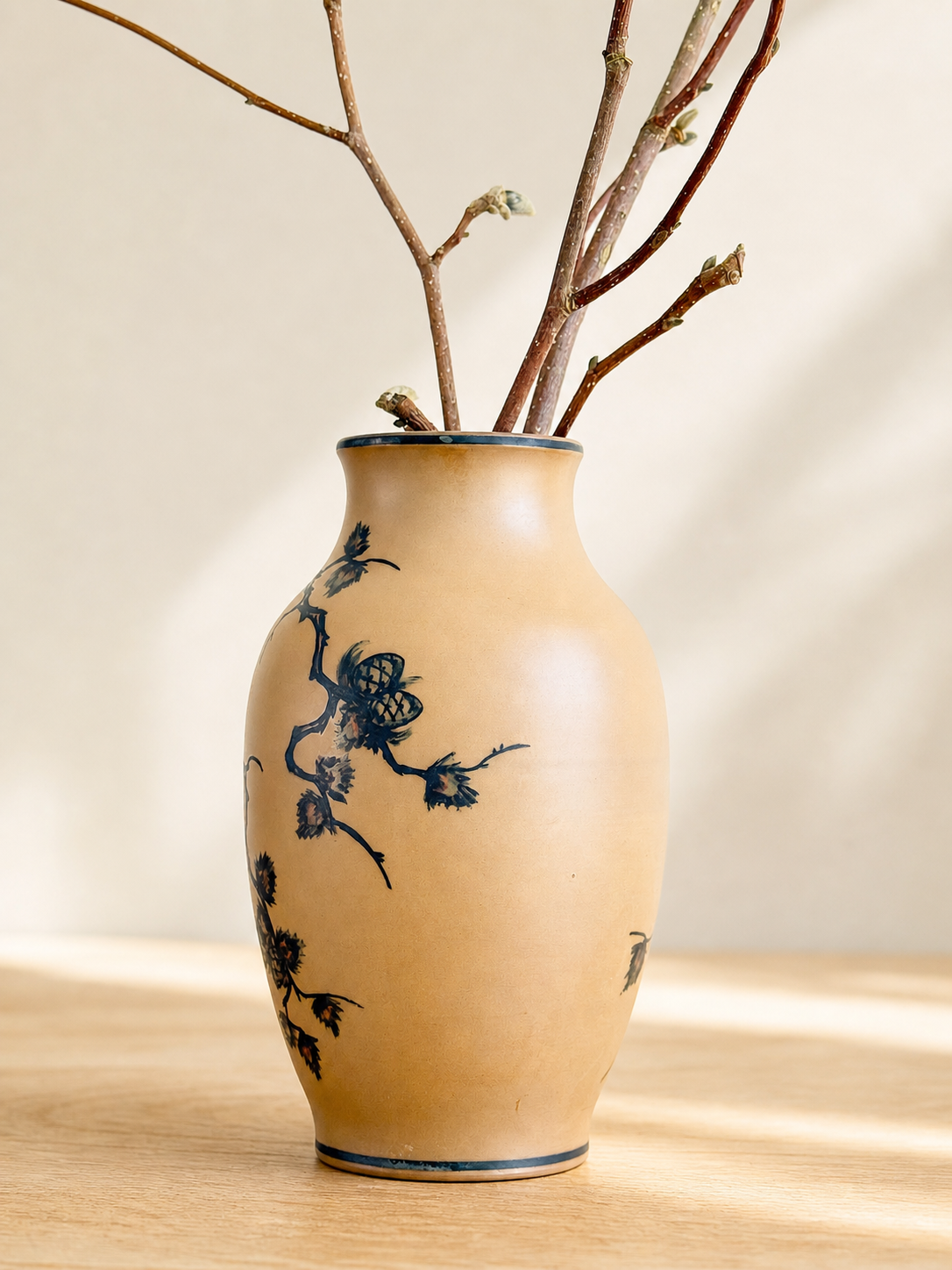 וינטג׳ ורטרו בדנמרק — אגרטל חרסינה ל. יורט. Decor, יד שניה מקופנהגן | דייניש | Field Notes & Finds