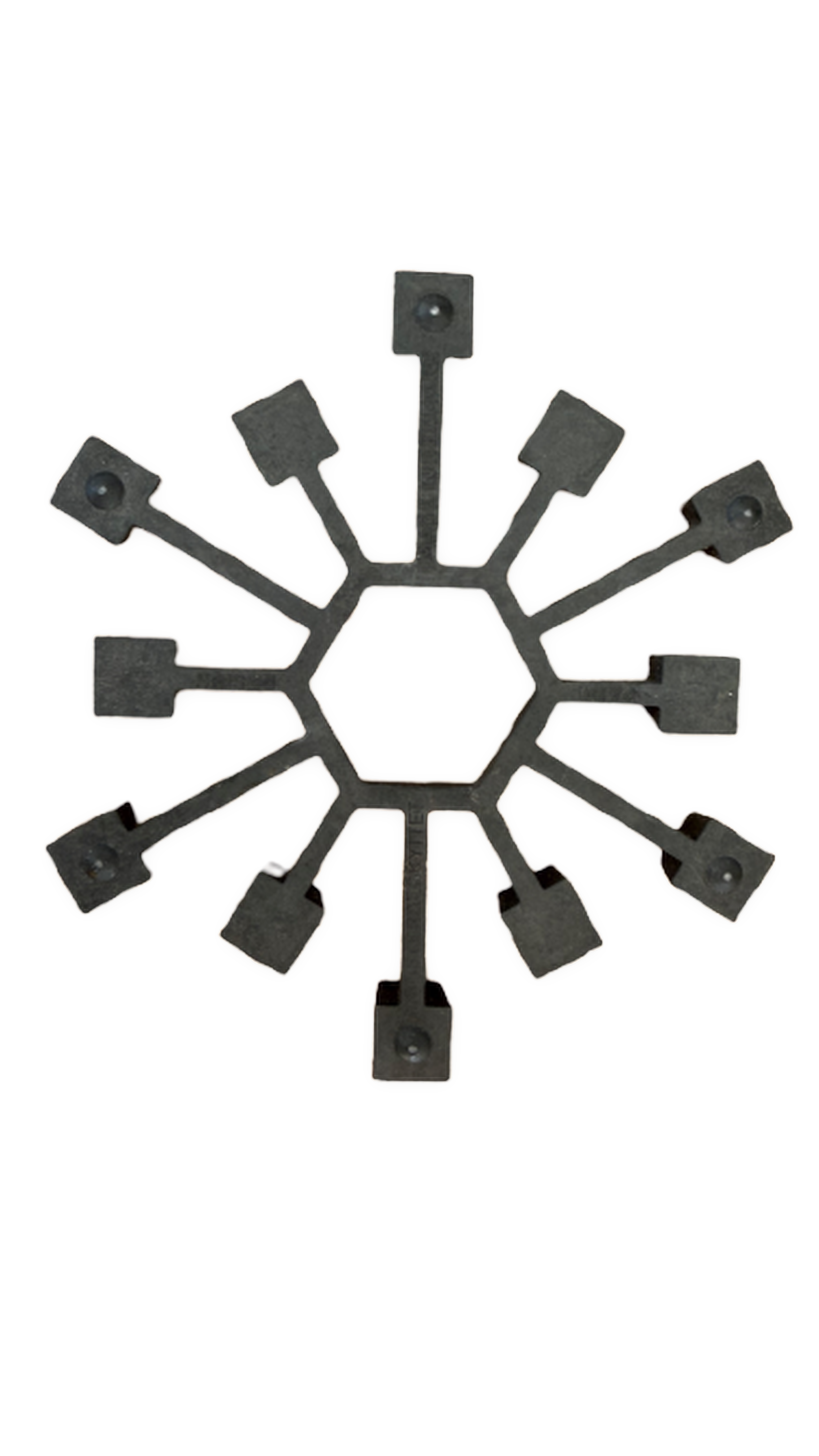 וינטג׳ ורטרו בדנמרק — פמוט ברזל דני. Candle Holder, יד שניה מקופנהגן | דייניש | Field Notes & Finds