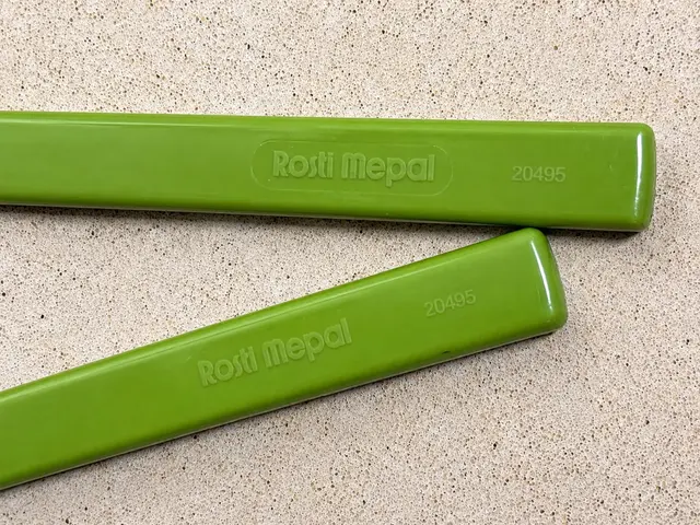 וינטג׳ ורטרו בדנמרק — כפות סלט מלמין ירוקות rosti mepal. Kitchenware, יד שניה מקופנהגן | דייניש | Field Notes & Finds