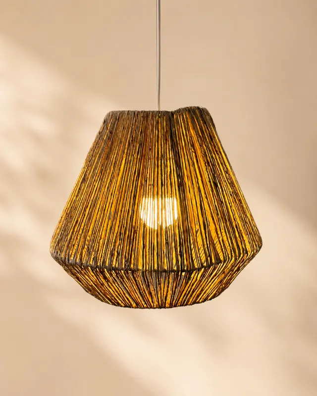 וינטג׳ ורטרו בדנמרק — מנורת תלייה יוטה. Lighting, יד שניה מקופנהגן | דייניש | Field Notes & Finds